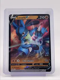 LUCARIO V 2021 POKEMON SWSH FUSION STRIKE ULTRA RARE 146/264 Q6011 - Image 1