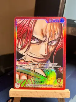 Shanks OP09-001 LEADER One Piece TCG NM - Image 1
