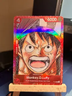 One Piece TCG Film Red P-022 Monkey.D.Luffy Promo Foil NM - Image 1