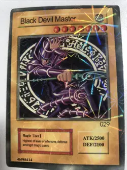 G2U Yugioh Card Black Devil Master equivalent to Dark Magician super rare near m - Image 2