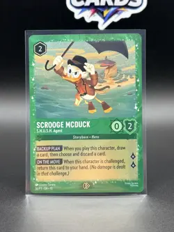 Glimmer Foil Scrooge McDuck S.H.U.S.H. Agent 36/P3 Disney Lorcana Promo - Image 5