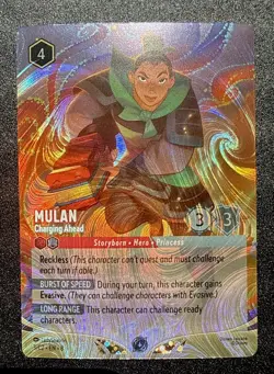 DLC Mulan - Charging Ahead - Foil Promo 3/C2 EN8 Disney Lorcana - Image 1