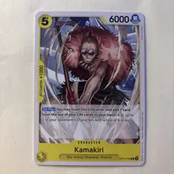 One Piece CCG Card Game Kamakiri Sky Island/Shandian Warrior Op15-100 Common Nm - Image 2