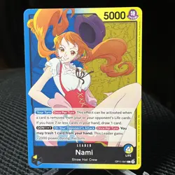 One Piece A Fist of Divine Speed Card OP11-41 Nami - Image 1