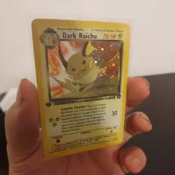 Dark Raichu Holo 1st Edition Team Rocket #83/82 – Secret Rare Pokemon Card NM - Image 1