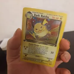 Dark Raichu Holo 1st Edition Team Rocket #83/82 – Secret Rare Pokemon Card NM - Image 3