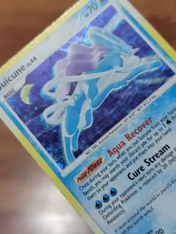 MP Suicune 19/132 DP Secret Wonders Holo Rare Pokemon Card - Image 3