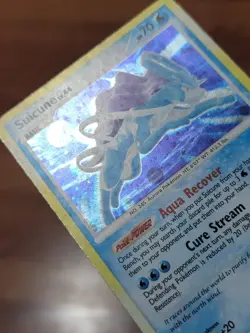 MP Suicune 19/132 DP Secret Wonders Holo Rare Pokemon Card - Image 4