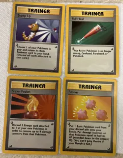 Pokemon (Lot Of 4!) Vintage 1999 Pokemon Trainer Cards Lot 4 - Image 1