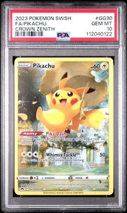 2023 Pokemon Pikachu #GG30 Crown Zenith PSA 10 BLISTERING HOT CARD - Image 1