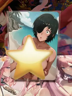 Matte Beautiful Waifu Handmade Card Goddess Story CCG Anime Double Sided - Image 2