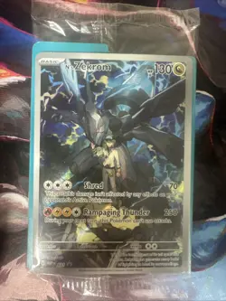 Pokemon N's Zekrom 039 Promo Holo Card Basic Dragon 130 HP 250 Attack - Image 1