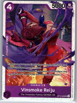 Vinsmoke Reiju OP12-063 SR English Legacy of the Master - One Piece Card - NM - Image 1