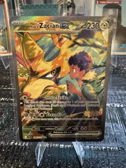 Pokemon Hop's Zacian EX 186/159 Holo Special Illustration Rare 230 HP 240 Card - Image 1