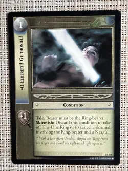 Decipher The Lord of the Rings TCG O Elbereth! Gilthoniel! Rare Card 2R108 - Image 1