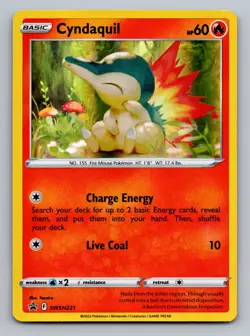 Cyndaquil Promo Holo SWSH: Sword & Shield Promo Cards SWSH221 LP - Image 1