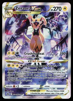 Zeraora VSTAR GG43/GG70 Ultra Rare Crown Zenith Pokemon Card - Image 1