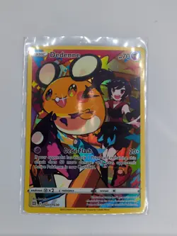 Pokemon TCG Dedenne Brilliant Stars Trainer Gallery Card TG07/TG30 Swsh09 - Image 1