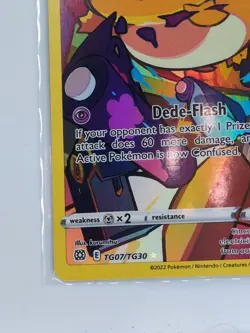Pokemon TCG Dedenne Brilliant Stars Trainer Gallery Card TG07/TG30 Swsh09 - Image 2