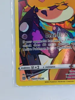 Pokemon TCG Dedenne Brilliant Stars Trainer Gallery Card TG07/TG30 Swsh09 - Image 3