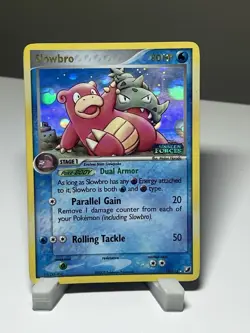 Pokemon TCG Slowbro EX Unseen Forces Stamped Card 13/115 Heavy Play - Image 1
