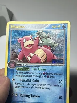 Pokemon TCG Slowbro EX Unseen Forces Stamped Card 13/115 Heavy Play - Image 2