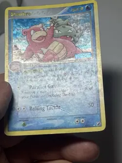 Pokemon TCG Slowbro EX Unseen Forces Stamped Card 13/115 Heavy Play - Image 3