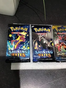 Shining Fates Booster Packs And Pokemon Trading Cards.Brand New & Sealed. Bundle - Image 2