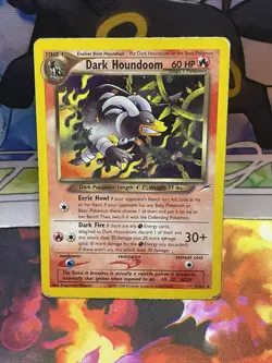 Dark Houndoom 7/105 Neo Destiny Holo Rare Pokemon Card - Image 2