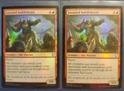 Frenzied Saddlebrute FOIL x2 [Commander Legends] - Image 1