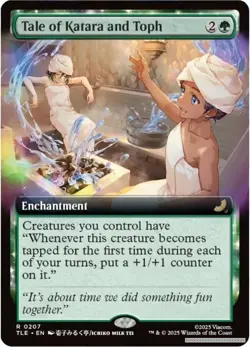 Tale of Katara and Toph (Extended Art) [TLE - 207] - NM [Normal] TCG MTG - Image 1