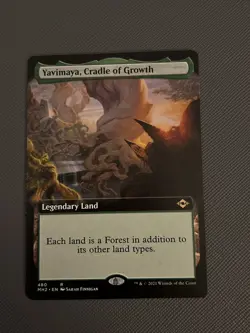 MTG Yavimaya, Cradle of Growth Modern Horizons 2 480 Extended Art Borderless - Image 1