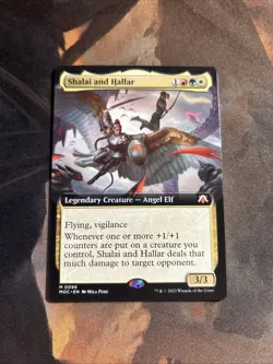 MTG Shalai and Hallar Extended Art Regular Commander: March of the Machine NM/M - Image 1