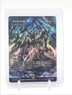 ASTRAL TITAN 2025 MAGIC FINAL FANTASY BORDERLESS RARE FOIL #0048 Q1816 - Image 1