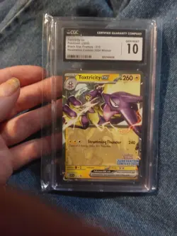Pokemon Slab Toxtricity EX Illustration Contest 215/BSP CGC 10 Gem Mint 2025 - Image 1