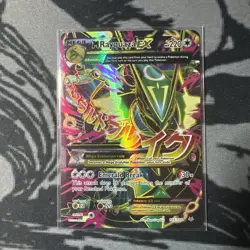 Pokemon TCG M Rayquaza EX Full Art Ultra Rare Card XY Roaring Skies - Image 4