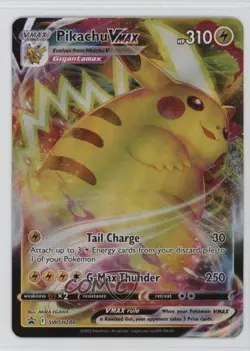 Pikachu VMAX Pokemon Sword & Shield Black Star Promo #SWSH286 - Image 1