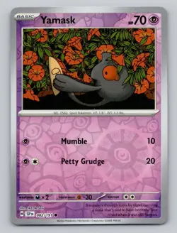 Reverse Holo Yamask 082/191 Common Surging Sparks Pokemon - Image 1