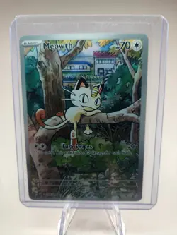 Meowth 106/094 Pokemon TCG Phantasmal Flames Illustration Rare - Image 1