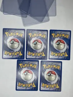 Vintage Pokemon Holo Lot WOTC Base Jungle Flareon Poliwrath Mr Mime - Image 2