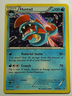 Huntail Holo 50/160 XY Primal Clash Pokemon - Image 1