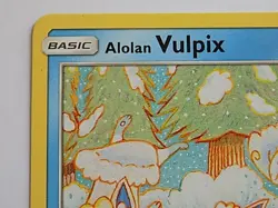 Alolan Vulpix 30/156 Sun & Moon - Ultra Prism Pokemon - Image 2