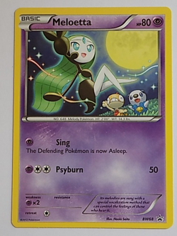Meloetta BW68 Promo Black & White Pokemon - Image 1