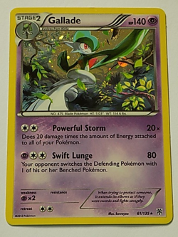 Gallade Holo 61/135 BW Plasma Storm Pokemon - Image 1