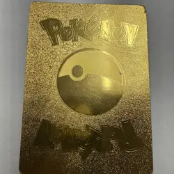 SHINING CHARIZARD 100 HP Gold Foil Fan Art Pokemon Rare 107/105 - Image 2