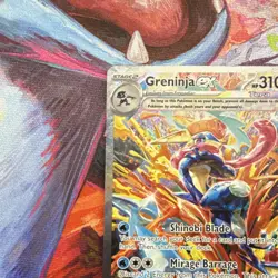 Pokemon Greninja EX Special Illustration Rare Full Art Holo Sv06 214/167 310 HP - Image 3