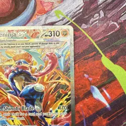 Pokemon Greninja EX Special Illustration Rare Full Art Holo Sv06 214/167 310 HP - Image 4