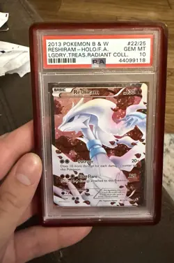 Pokemon Reshiram RC22/RC25 Legendary Treasures Radiant Collection 2013 PSA 10 - Image 1