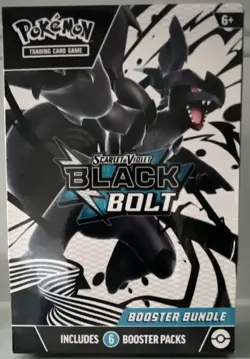 Pokemon TCG Scarlet & Violet Black Bolt Booster Bundle Box Nintendo - Image 1