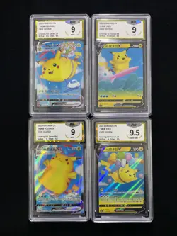 2023 Pokemon S-CHN Flying Pikachu V CSDC #023/024 RR PGC9.5 Lot*4 LU57 - Image 1